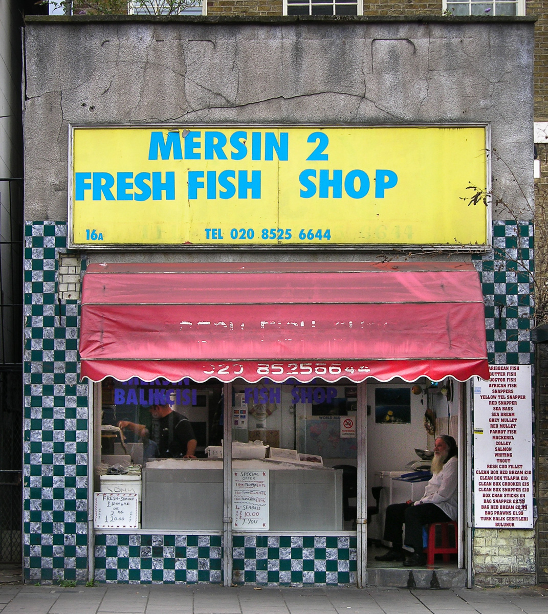 Mersin 2 Fresh Fish Shop Shopfront Elegy
